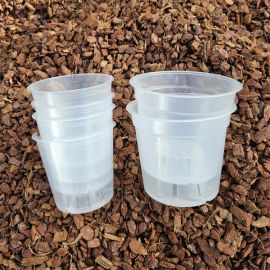 Mélange de rempotage (10L + 6 pots transparents)