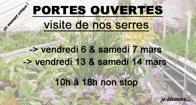 Portes Ouvertes printemps Orchidées Vacherot & Lecoufle