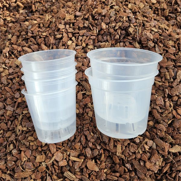 Mélange de rempotage (10L + 6 pots transparents)